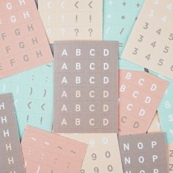 ABC Sticker Pack-02 Pastel