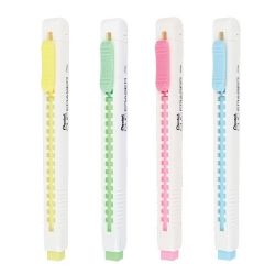 NON-PVC Clic Eraser White Body (12pcs)