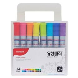 Oil -Based Makers Set, 24 Colors