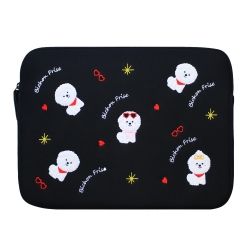 Esther Bunny 13inch Notebook Pouch, Pattern