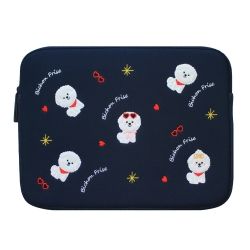 Esther Bunny 13inch Notebook Pouch, Pattern
