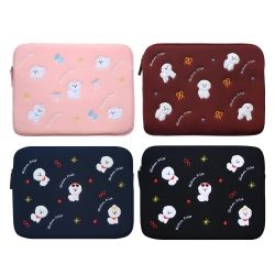 Esther Bunny 13inch Notebook Pouch, Pattern
