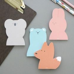 Iconic Memo Pad- Peekaboo, 60Sheets 