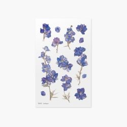 Press Flower Stickers_Larkspur 