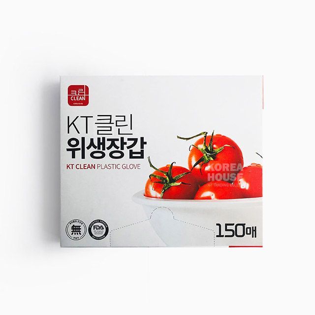 KT Clean Plastic Glove 150ea