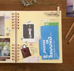 My Record My Photo Pocket, Adhesive Type