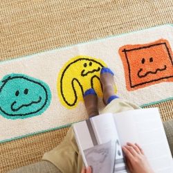 MonagustA Long Felt Mat Tres rojo