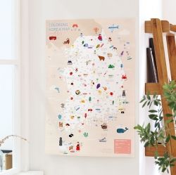 Coloring Korea Map for Kids