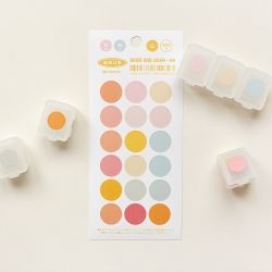 Palette circle sticker