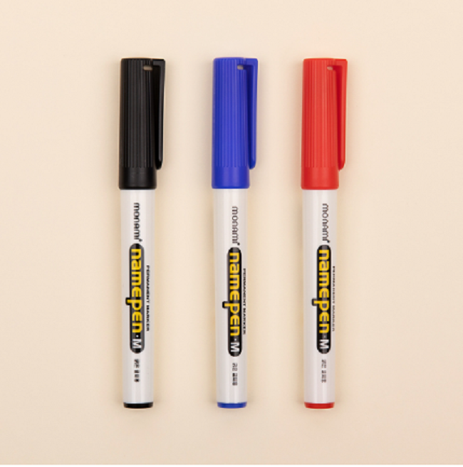 Name Pen Permanent Marker Filter Type(2.0mm), 12Pcs