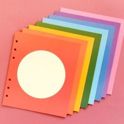 SQUARE DIARY Refill - Deco Circle, 6Rings 148x172mm