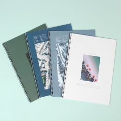 TOP VIEW Spiral Notebook 5ea