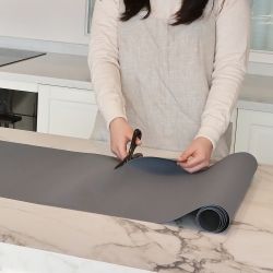 AB Storage Drawer Shelf Clear Liner linen 45X150cm