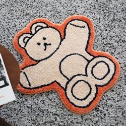DONATDONAT Shape Felt Mat Donat Bear