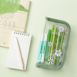 Glitter clear  pencil case