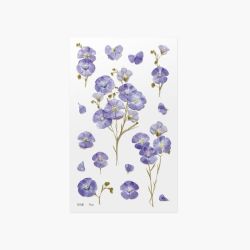 Press Flower Stickers_Flax