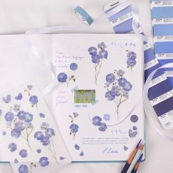 Press Flower Stickers_Flax