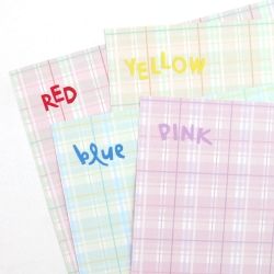 SQUARE DIARY Refill - Color Check, 6Rings 148x172mm