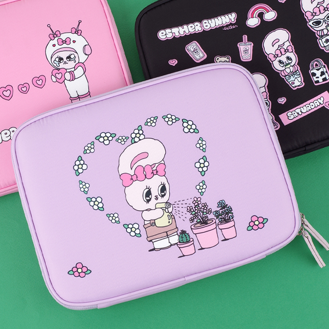 Esther Bunny 3 Styles Half-Open Laptop Pouch 11inch 