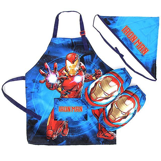 IRON MAN Apron 3pcs Set