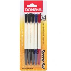 Speedy Ball Ballpoint Pen 0.7mm, 5pcs