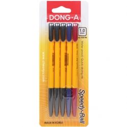 Speedy Ball Ballpoint Pen 1.0mm, 5pcs