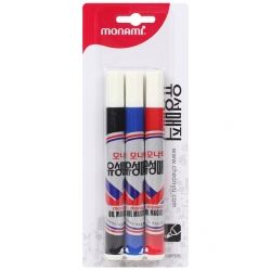 Oil- Based Permanent Marker black blue red3pcs