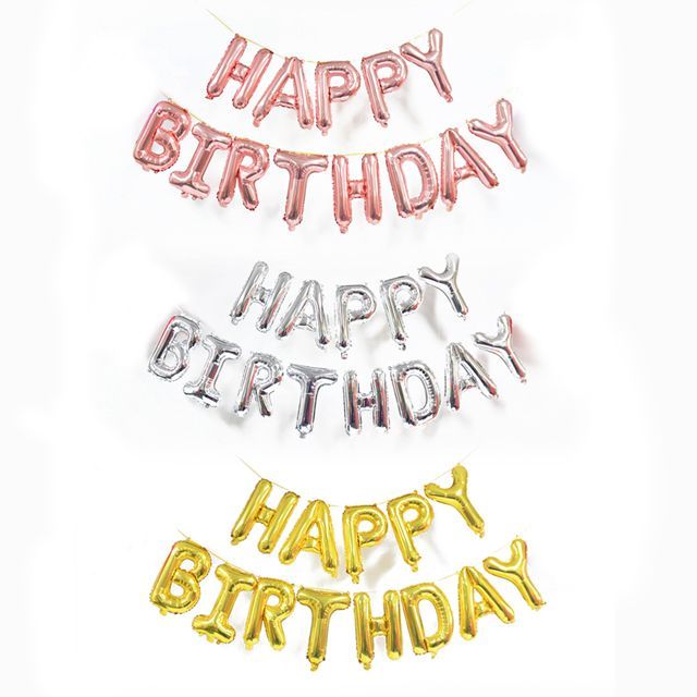 해피벌스데이 호일풍선 3컬러