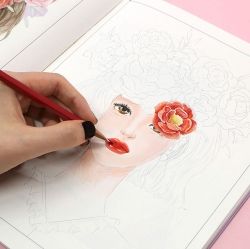 Today's Girl Color Drawing Book 