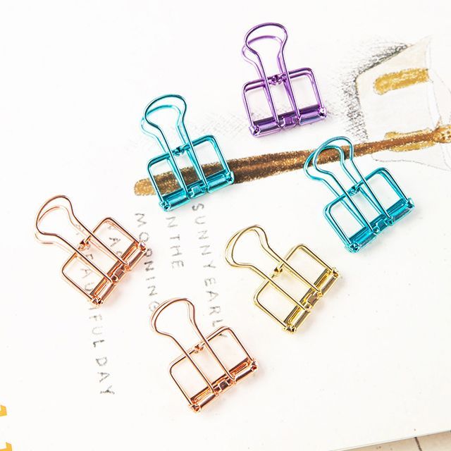 와이어 더블클립 혼합 19mm (8개)