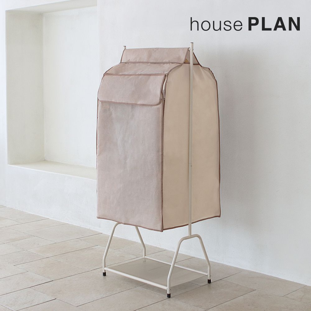 AB Storage Cotton Brown Hanger Cover All-in-One S