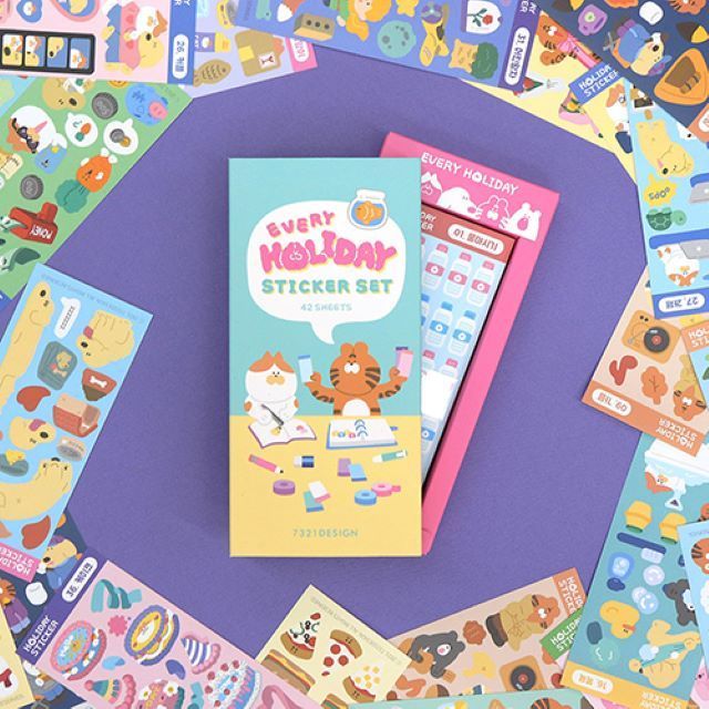 Everyholiday Sticker 42Type Set