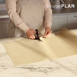 AB Storage Drawer Shelf Clear Liner linen 50X300cm