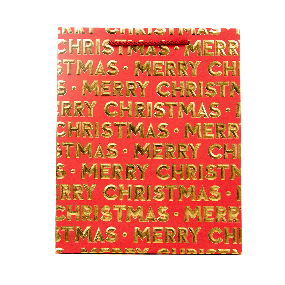 Christmas Shopping Bag 260x100x320mm (10pcs)