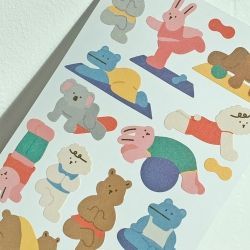 My Buddy Sticker 12Type Set , Paper Version