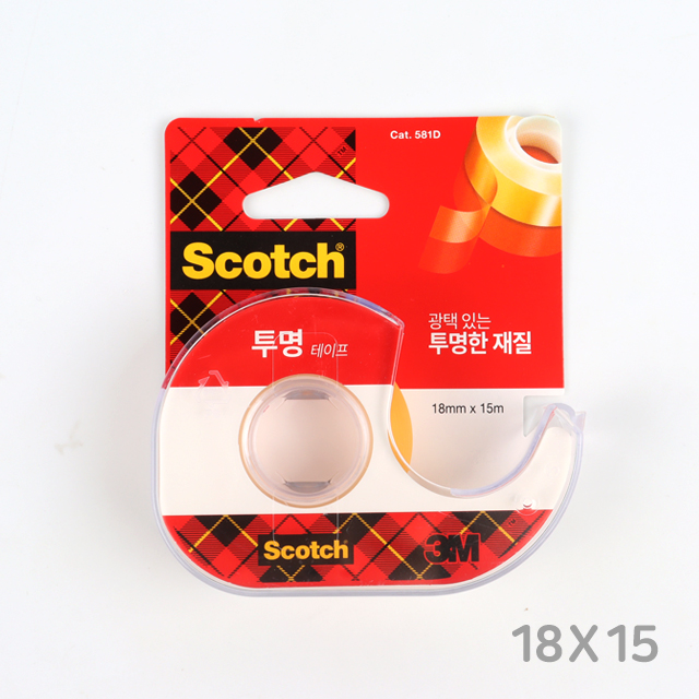 Scotch tape 581 (18mmX15m)_12pcs