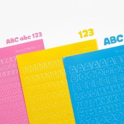 Decoration Pocket ABC Sticker Set of 10