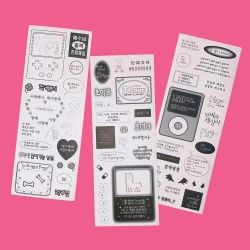 00s Korean Punny Stickers ver.2 
