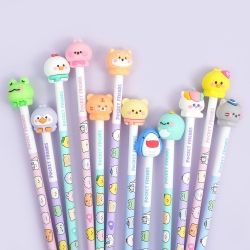 Pocket friends eraser pencil 1set 