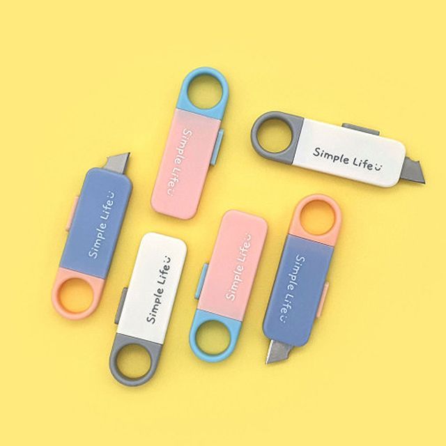 Simple Life Unboxing Mini Craft knife, Set of 24 
