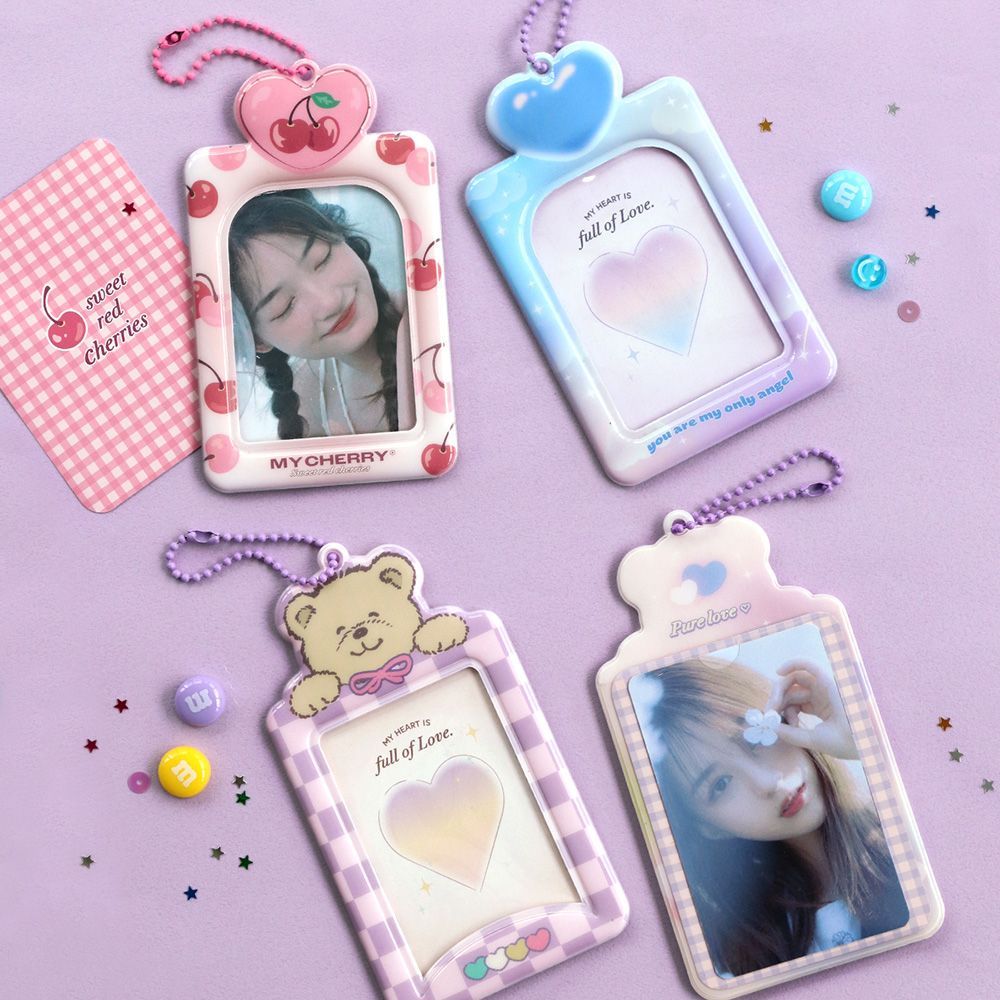 Sugar Photo Card Holder, Key Ring, Card Case 