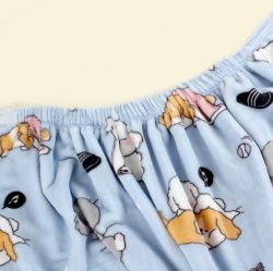 Lying Doggie Wearable Blanket, Skirt Blanket 