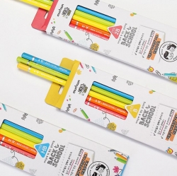 Kids Triangle Pencil(B) 5 pieces Set, 24Count 