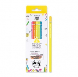 Kids Triangle Pencil(B) 5 pieces Set, 24Count 