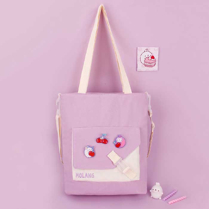 Molang Badge Point Bag