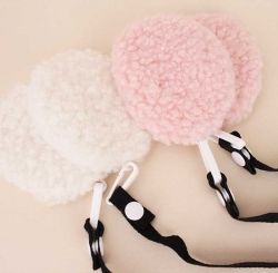 Woolly Button Earmuffs(M), Ear Covers