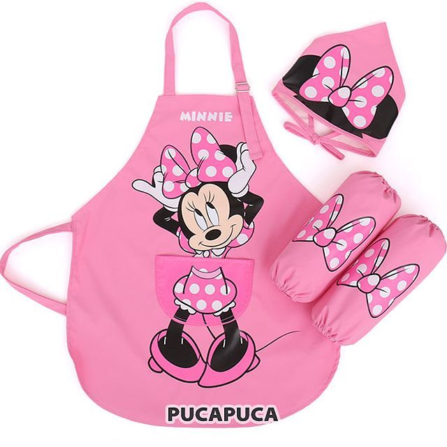 Mini Mouse Apron 3pcs Set