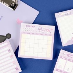 Sanrio Kuromi Memo Pad Set, 24ea