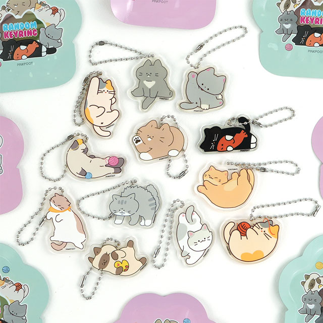 냥냥 랜덤 아크릴키링 (24개 1세트)