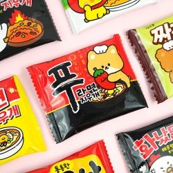 Don't eat RAMEN Erasers, Set of 24